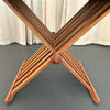 Walnut Campaign Tray Table By Kipp Stewart And Stewart McDougal For Drexel
