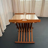 Walnut Campaign Tray Table By Kipp Stewart And Stewart McDougal For Drexel