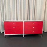 Pair Of Steel Frame Dressers By George Nelson For Herman Miller
