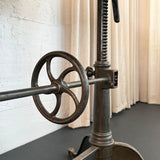 Antique Gunmetal Cast Iron And Pine Drafting Table By Keuffel & Esser
