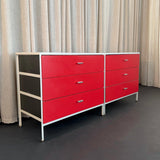 Pair Of Steel Frame Dressers By George Nelson For Herman Miller