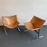 Pair Of Mid-Century Modern Sling Chairs By Clement Meadmore