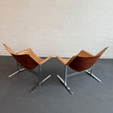 Pair Of Mid-Century Modern Sling Chairs By Clement Meadmore