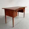 Mid Century Modern Walnut Bowtie Desk