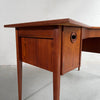 Mid Century Modern Walnut Bowtie Desk