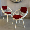 Pair Of Circle Lounge Chairs By Yngve Ekström For Swedese, Sweden