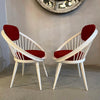 Pair Of Circle Lounge Chairs By Yngve Ekström For Swedese, Sweden