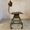 Industrial Rolling Desk Chair By Toledo Metal Co.