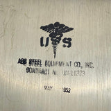 Machine Age Industrial Aluminum Frame Sofa And Ottoman Set