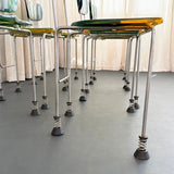 Set of 6 Post Modern Gaetano Pesce "543 Broadway" Chairs For Bernini, 1993