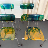 Set of 6 Post Modern Gaetano Pesce "543 Broadway" Chairs For Bernini, 1993