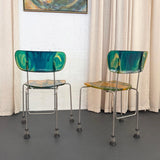 Set of 6 Post Modern Gaetano Pesce "543 Broadway" Chairs For Bernini, 1993