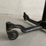 Early 20th Century Cast Iron Rounder Garment Rack
