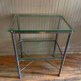 Early 20th Century Industrial Brushed Steel Hospital Prep Table