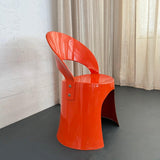 Orange Fiberglass Chair By Nanna Ditzel For Domus Danica