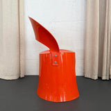Orange Fiberglass Chair By Nanna Ditzel For Domus Danica