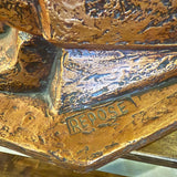 Mid-Century Modern Cubist Brutalist "Repose" Figurative Sculpture