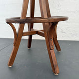 Oak Craftsman Swivel Architect's Drafting Stool