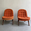Mid-Century Modern Slipper Chairs By Adrian Pearsall, Craft Associates
