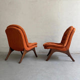 Mid-Century Modern Slipper Chairs By Adrian Pearsall, Craft Associates