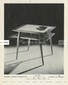 Gio Ponti Tiered Walnut Side Table For Singer & Sons