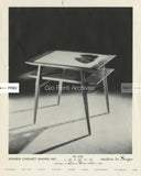 Gio Ponti Tiered Walnut Side Table For Singer & Sons
