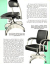 Industrial GoodForm Aluminum Upholstered Office Desk Chair