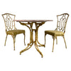 Hollywood Regency Faux Bamboo Café Dining Set