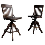 Oak Craftsman Architect Drafting Stool