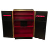Art Deco Lacquered Walnut Dry Bar Cabinet