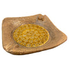 Italian Brutalist Art Pottery Ashtray By Aldo Londi For Bitossi
