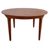 Round Teak Extension Dining Table By Henning Kjaernulf For Soro Stole, Denmark