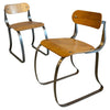 Pair Of Ply And Steel Health Chairs By Herman Sperlich For Ironite