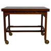 Danish Modern Rosewood Extension Side Table Trolley By Kurt Östervig