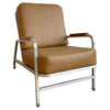 Machine-Age Mid-Century Aluminum Lounge Chair