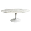 Large Oval Marble Tulip Dining Table By Eero Saarinen