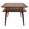 Gio Ponti Tiered Walnut Side Table For Singer & Sons