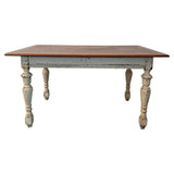 Antique Rustic Maple Farmhouse Dining Work Table