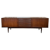 Belgian Mid-Century Modern Teak Credenza Sideboard By Oswald Vermaercke, V-Form