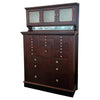 Antique Mahogany Apothecary Dentist Cabinet By The American Cabinet Company