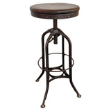 Industrial Height Adjustable Factory Stool By Toledo Metal Furniture Co.