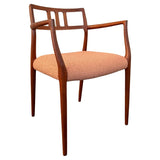 Scandinavian Modern Teak Model 64 Armchair By Niels Otto Møller