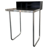 Bauhaus Tiered Tubular Chromed Steel Writing Desk