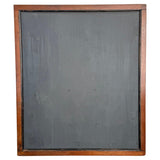 Early 20th Century Large Schoolhouse Oak Framed Slate Chalkboard