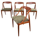 Scandinavian Modern Teak Dining Chairs By Johannes Andersen