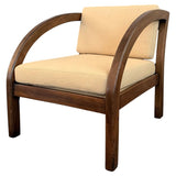 Art Deco "D" Oak Armchair By Modernage Furniture After Paul Frankl