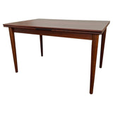 Scandinavian Modern Rosewood Extension Dining Table