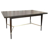 Ebonized Mahogany Extension Dining Table By Paul McCobb For Calvin Furniture