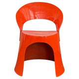 Orange Fiberglass Chair By Nanna Ditzel For Domus Danica