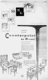 Mid-Century Modern Extension Desk By John van Koert For Drexel Counterpoint
